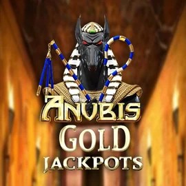 Anubis Gold Jackpots slot logo by Inspired Gaming at SpinSahara Casino