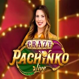 Crazy Pachinko casino game by Evolution – featured logo at SpinSahara Casino