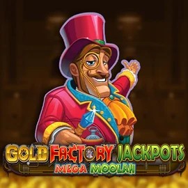 Gold Factory Jackpots Mega Moolah – slot by Aurum Signature Studios, featured at spinsahara.dk