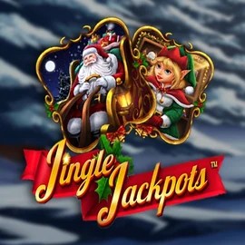 Jingle Jackpots casino game by Dragon Gaming – featured logo at SpinSahara Casino