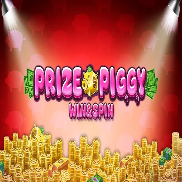 Prize Piggy Win & Spin logo by Inspired Gaming at SpinSahara Casino