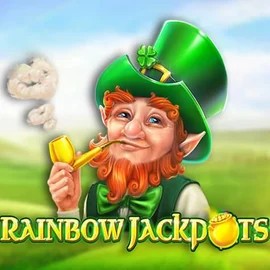Jackpots logo of Rainbow Jackpots from Red Tiger Gaming at SpinSahara Casino