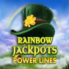 Rainbow Jackpots Power Lines game by Red Tiger Gaming – logo hosted on SpinSahara Casino