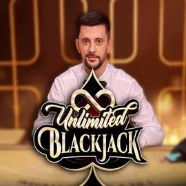 Live Casino logo of Unlimited Blackjack from Ezugi at SpinSahara Casino